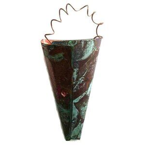 Verdi Copper Decorative Hanging‎ Mini Cone Door Hanger Home and Garden Decor